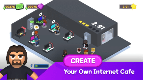 Internet Cafe Creator Idle screenshot 2