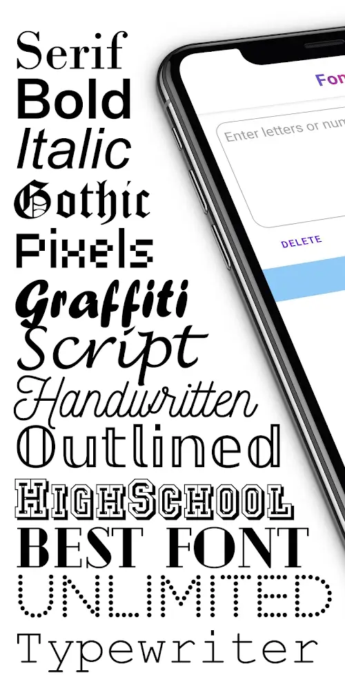 Fonts: Change Typefaces screenshot 2