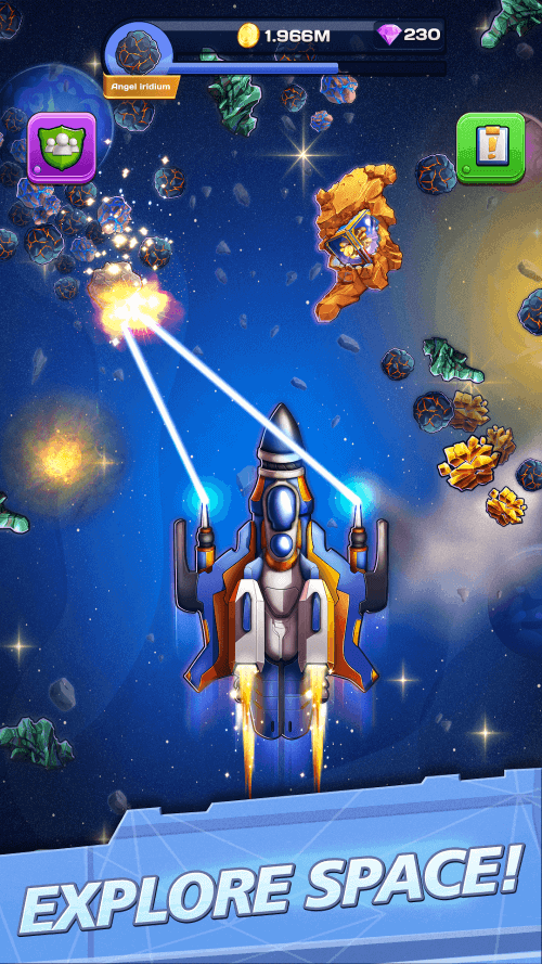 Idle Pocket SpaceCraft screenshot 2