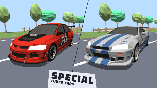 Polygon Drift: Traffic Racing screenshot 2