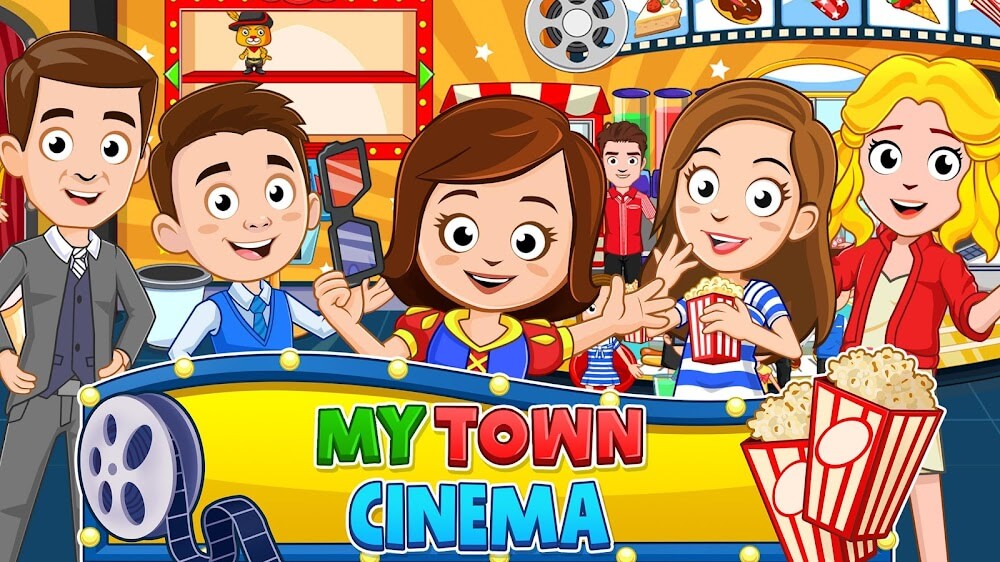 My Town: Cinema and Movie Game screenshot 2
