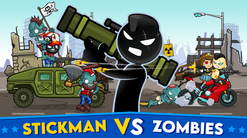 Stickman and Gun: Zombie War screenshot 2
