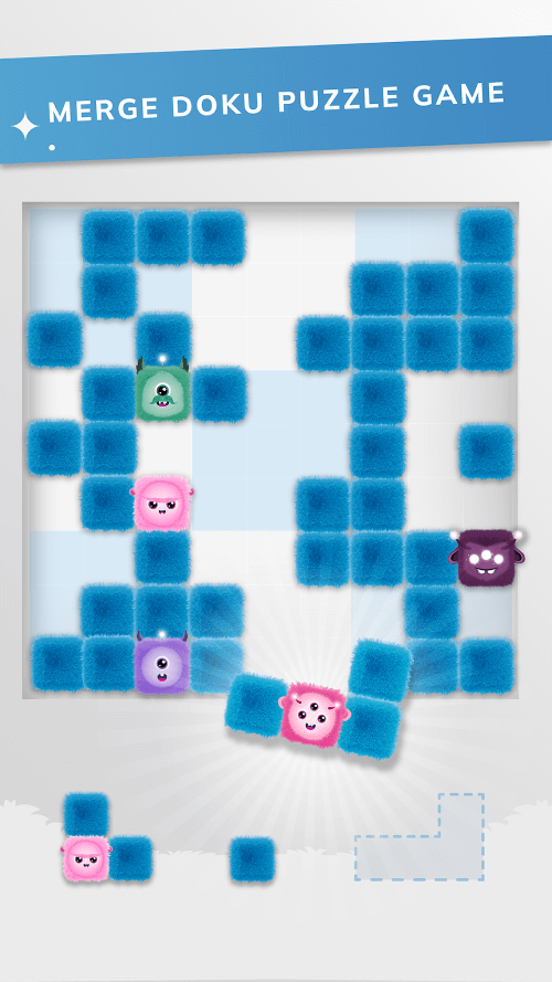 Furzies: Mergedoku screenshot 2