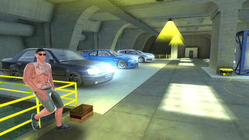 Benz E500 W124 Drift Simulator screenshot 2