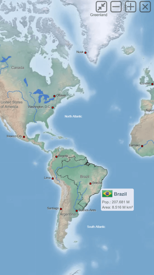 World Atlas MxGeo Pro screenshot 2