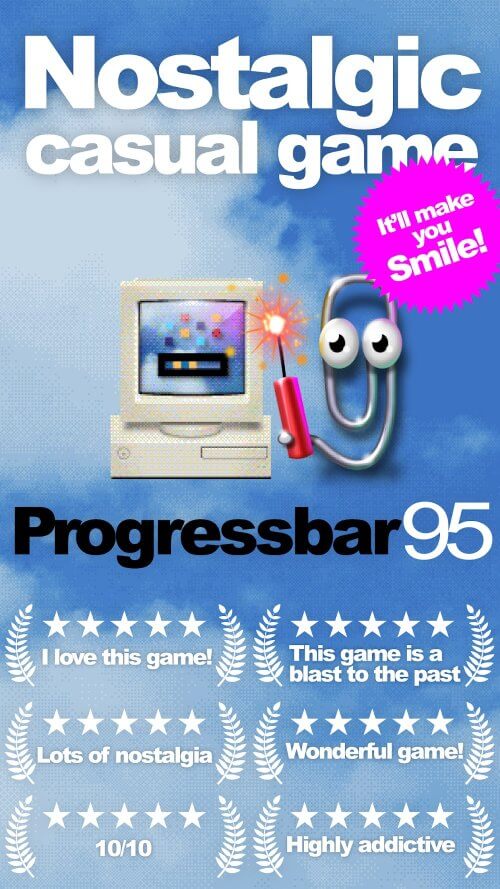 Progressbar95 – nostalgic game screenshot 2