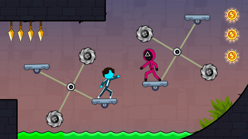 Red and Blue Stickman : Season 2 screenshot 2