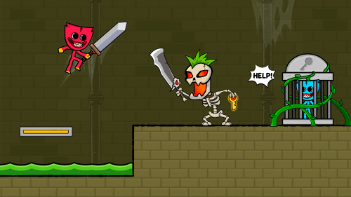 Red Stickman: Stick Adventure screenshot 2
