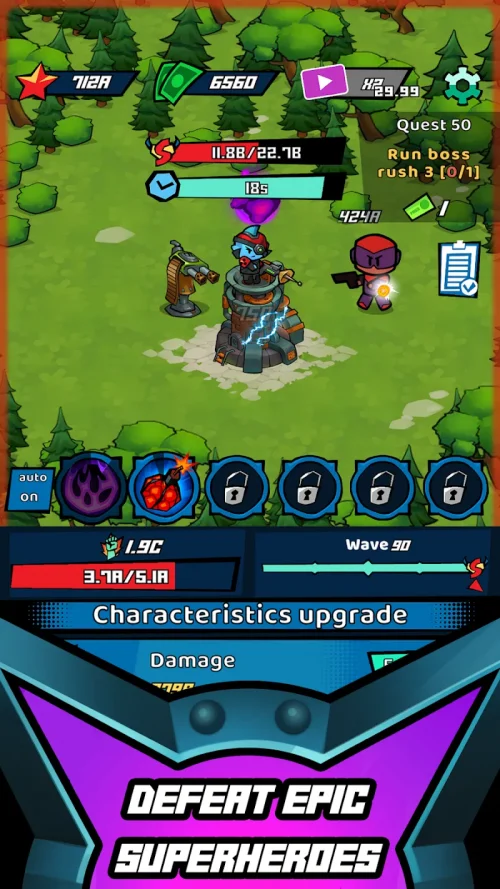 Legend of Villain: Idle Tower screenshot 2