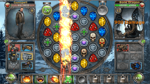 Gunspell – Match 3 Puzzle RPG screenshot 2