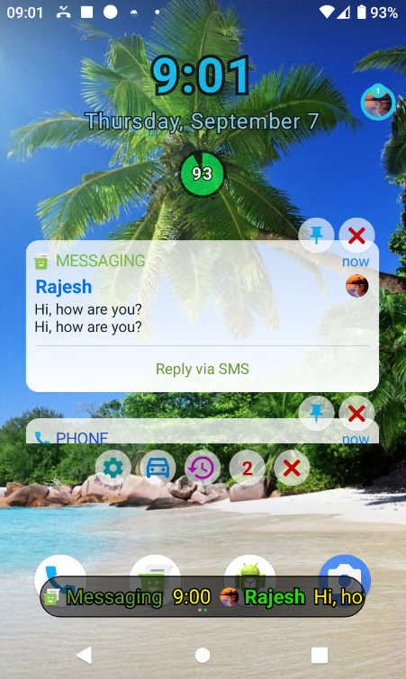 Noticker – Notification Ticker screenshot 2