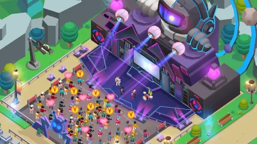 Idle Music Star Tycoon Games screenshot 2