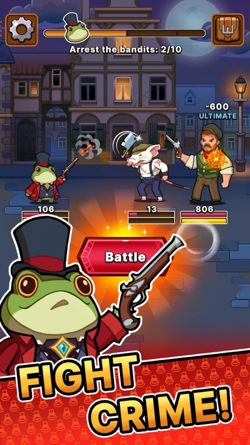 DetecToad: Detective Idle RPG screenshot 2