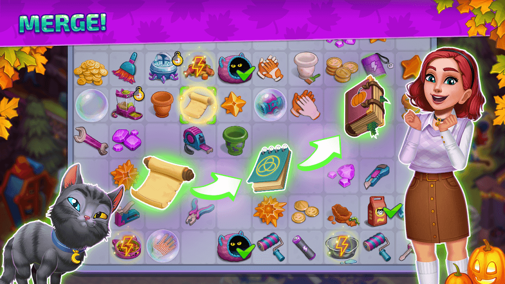Halloween Merge screenshot 2