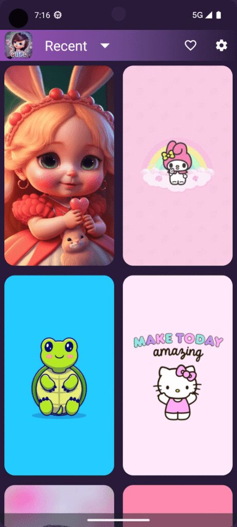 Cute Wallpapers screenshot 2