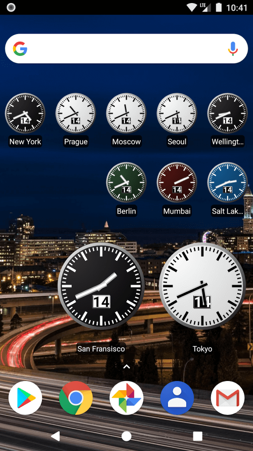 World Clock Widget 2023 Pro screenshot 2