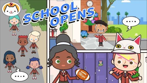 Miga Town: My School screenshot 2
