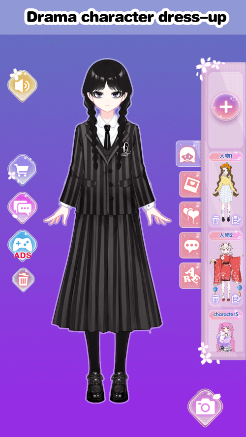 Vlinder Princess Dress up game screenshot 2