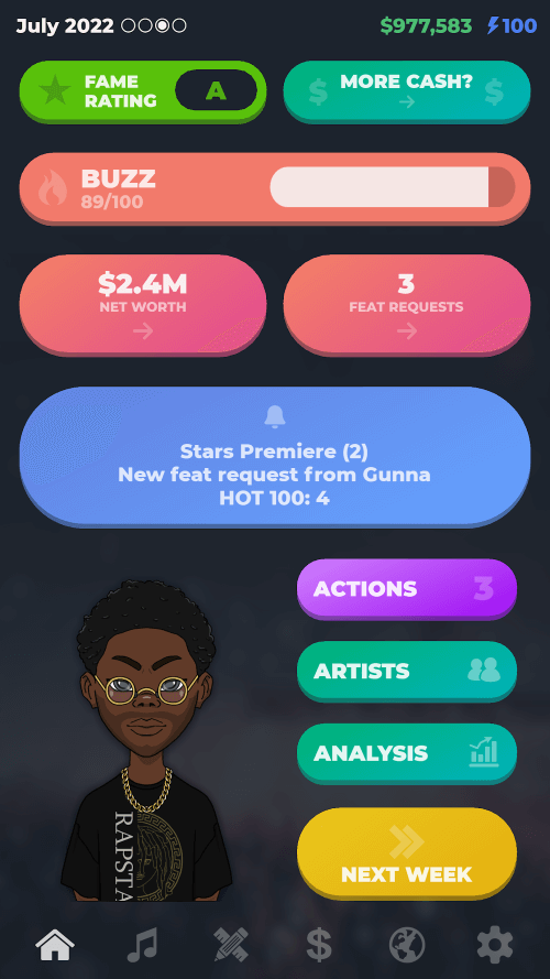 RAPSTAR – rapper simulator screenshot 2