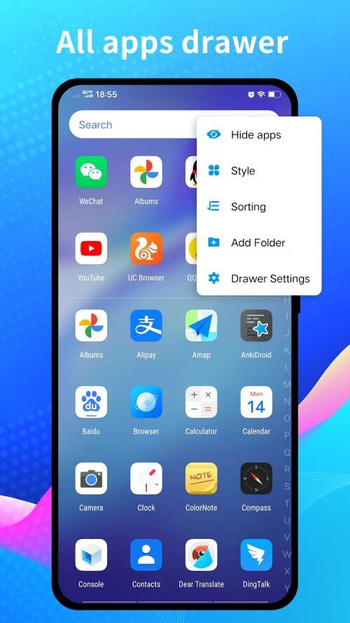 Rich Launcher for Android 16 screenshot 2
