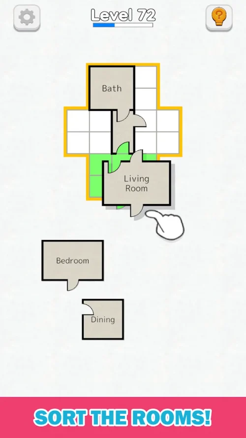 Room Sort – Floor Plan Game screenshot 2