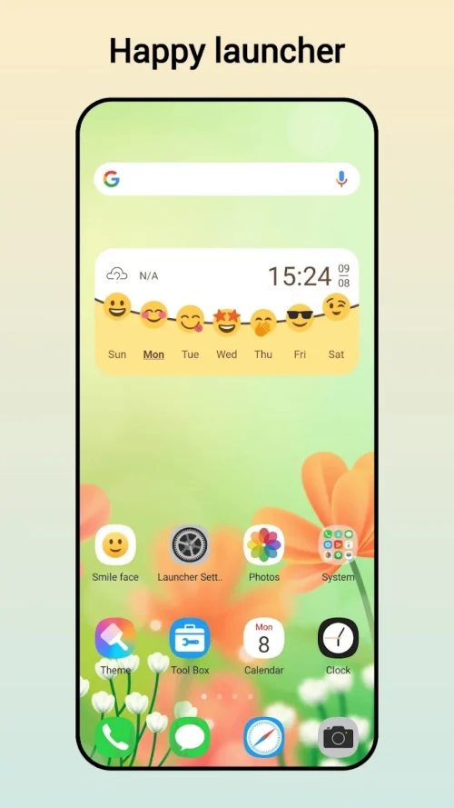 Happy Launcher, smile launcher (Smile Launcher) screenshot 2