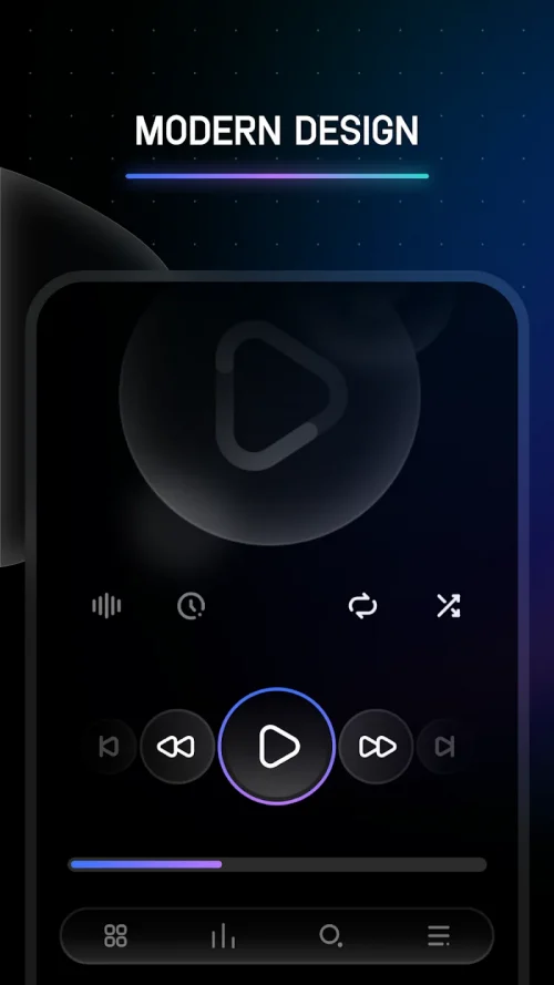 Melodi – Poweramp Skin screenshot 2