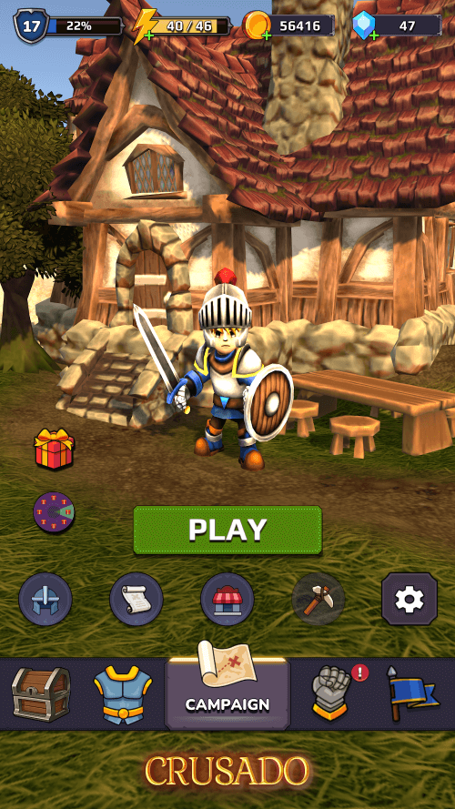 Crusado: Hero RPG Sword Archer screenshot 2