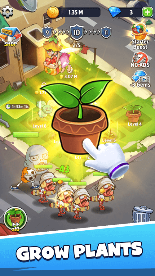 Merge Plants – Monster Defense screenshot 2