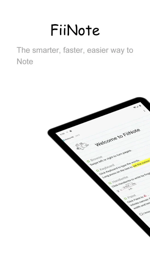 FiiNote, note everything screenshot 2