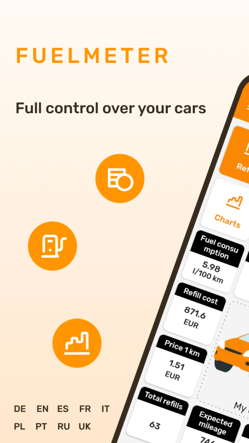 Fuelmeter screenshot 2