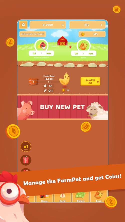 Farm Pet Idle Crypto screenshot 2