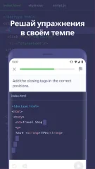 Mimo: Learn coding in JavaScript, Python and HTML screenshot 2