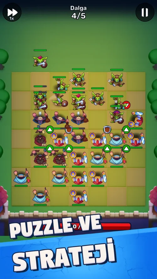 Hold the Line: Block Puzzle TD screenshot 2