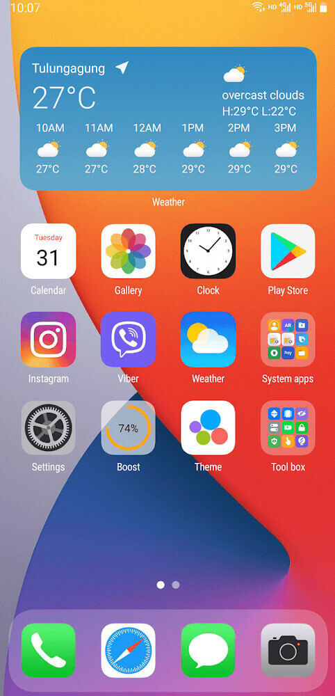 Deep OS Launcher screenshot 2