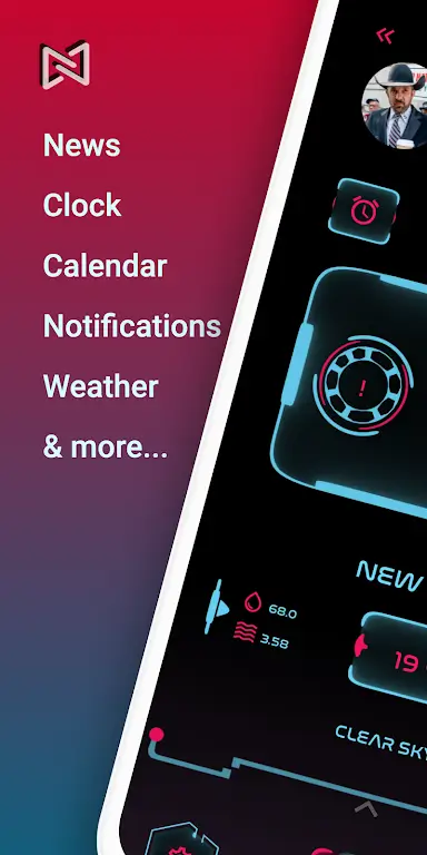 Neo Launcher Hyperion Scifi screenshot 2