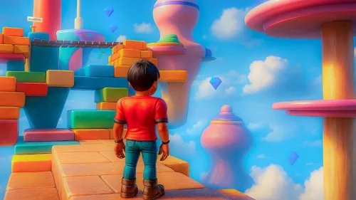 Blox Race: Obby 3D Parkour screenshot 2
