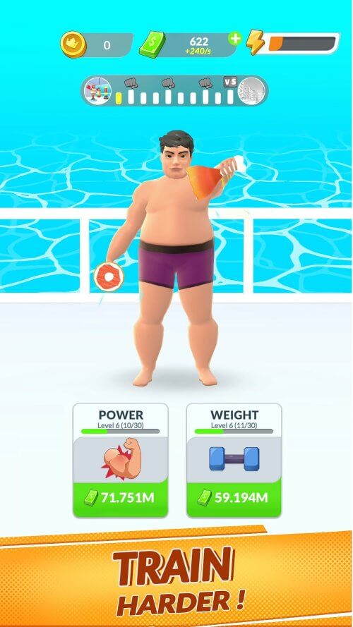 Idle Gym Life: Street Fighter screenshot 2