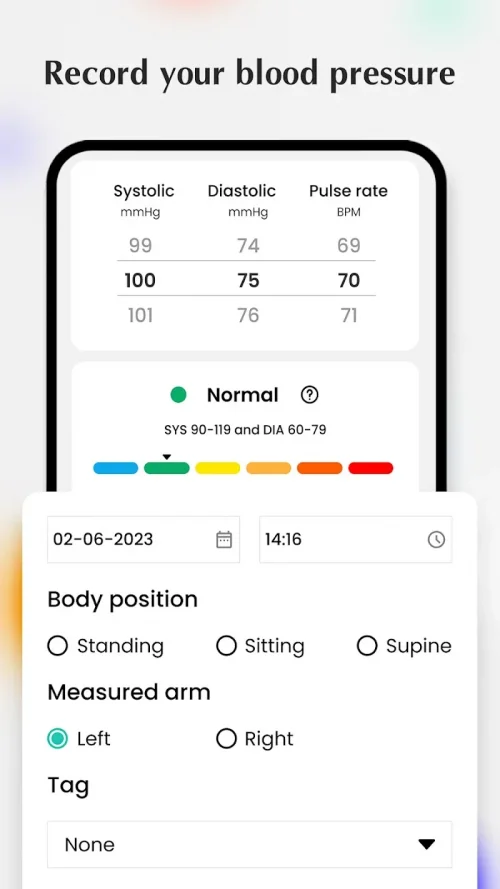 Blood pressure – Heart rate screenshot 2