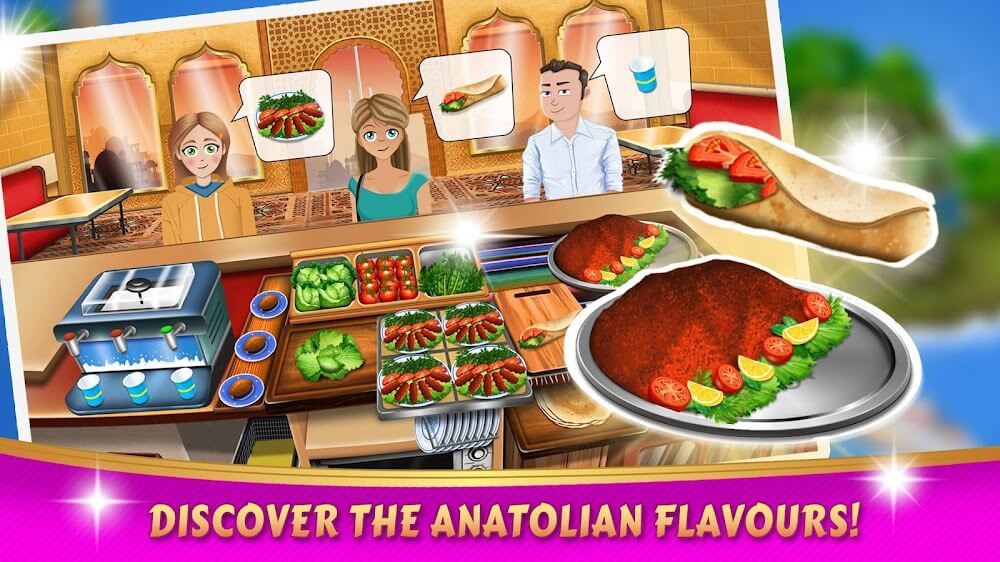Kebab World: Chef Cafe Cooking screenshot 2