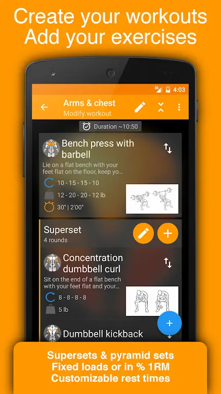 Workout Planner & Gym Trainer screenshot 2
