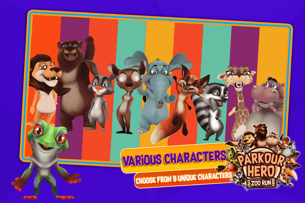 Parkour Hero – Animal Runner 3 screenshot 2