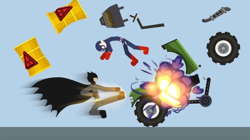 Stickman Break Ragdoll Bone screenshot 2