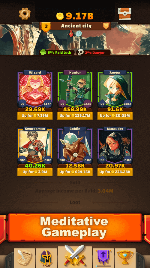 Idle Raids of the Dice Heroes screenshot 2