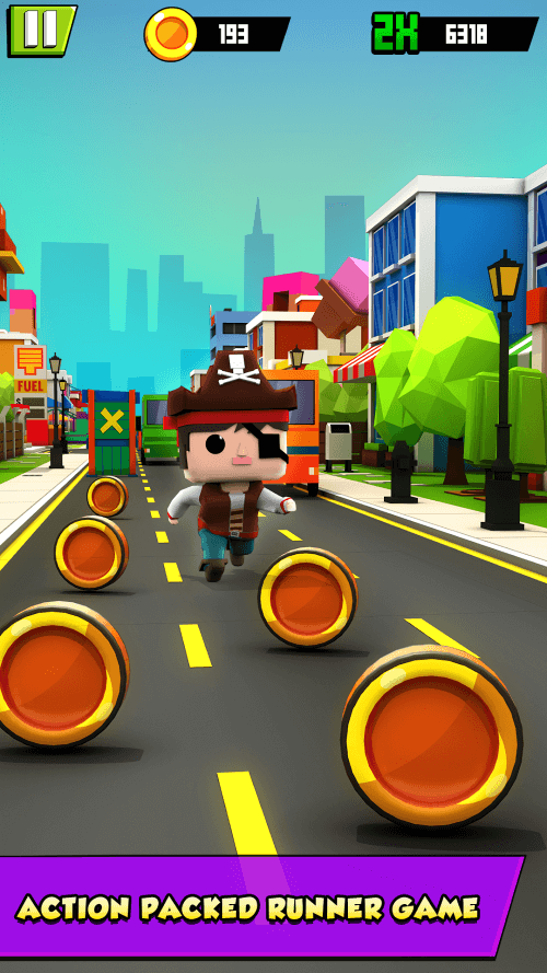 Kiddy Run 3D: Subway Mad Dash screenshot 2