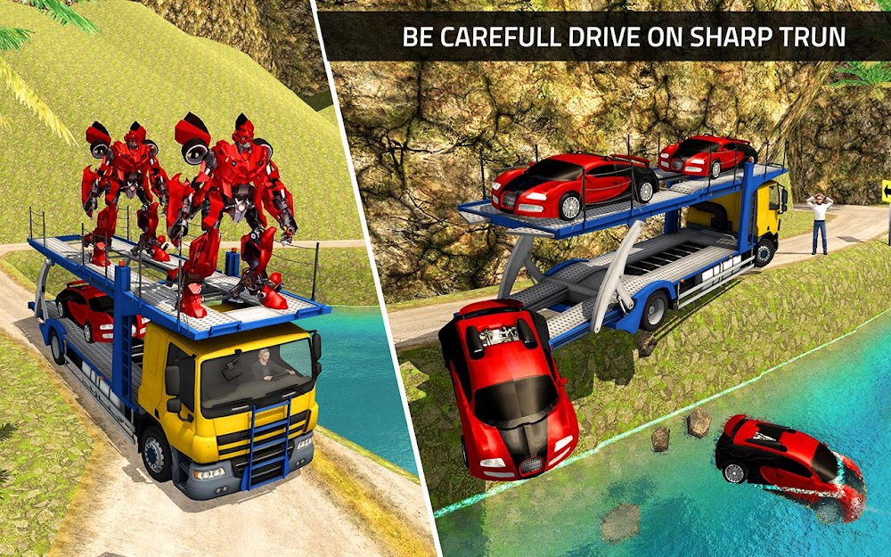 US Robot Transform Car Driving screenshot 2