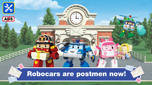 Robocar Poli: Postman Games! screenshot 2