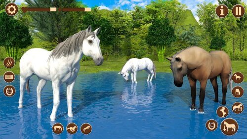 Wild Horse Riding Sim: Racing screenshot 2