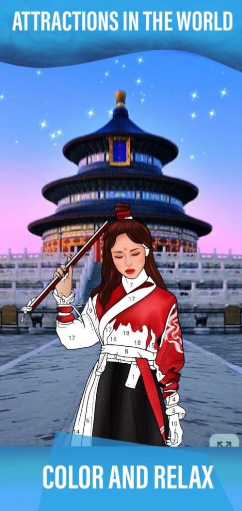 Color by Number Love Story screenshot 2