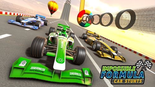 Formula Car Racing Stunts Ramp screenshot 2